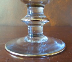 Arte Italica Medici Gold Encrusted Clear 6 3/8” Water Goblet(s)