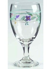 Pfaltzgraff APRIL 16 ounce Iced Tea Glass 7″ Tall * Excellent Condition 🌷🌿