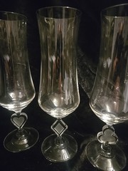 Spiegelau Crystal SPI34 Playing Card Suit 9″ Beer Glassses