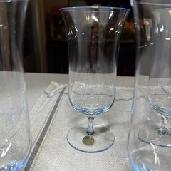Vintage Lovely Royal Prestige Mouth Blown «Mariana» Pale Blue Iced Tea Glasses