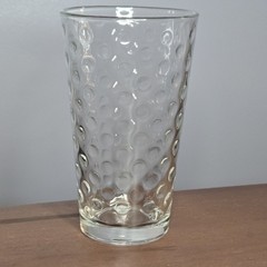 Libbey AWA Polka Dot Pattern Tumbler Drinking Glass 16oz Replacement – Used
