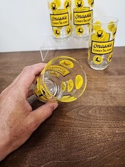 VINTAGE ONASSIS CONEY ISLAND ZODIAC BICENTENNIAL TUMBLER SET OF FOUR