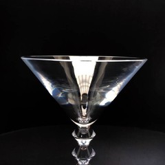 Baccarat Martini Vega Clear Cocktail Glass Crystal France Luxury Barware