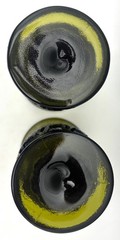 2 Fostoria Sorrento Water Goblets Green Replacement Glasses Vintage Discontinued