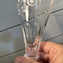 William Yeoward Crystal BUNNY 6 7/8 “ Wine Goblet; United Kingdom- Exc Condition