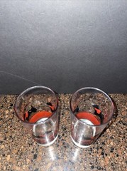 Vintage! Set Of 2! Anchor Hocking Scottish Terrier, Scotty Dog 5.5” Glasses