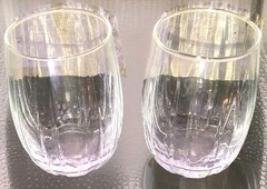 2pc Glassware Set 13oz Old Fashioned Whiskey Glasses Martha Stewart Pandora Set