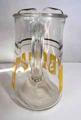 Vtg Bartlett Collins Drink by Numbers Glassware 8 Tumblers, Pitcher, Ice Bucket