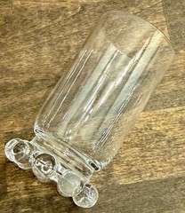Vintage Imperial Candlewick 400/19 5 Oz Juice Tumblers 4” Clear Beaded Glass