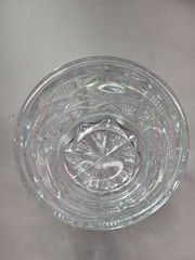Vtg Fostoria Heritage Whiskey Glasses 1972-1982 UV Manganese Glow 4 piece