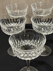Six (6) Anchor Hocking Legacy 5-5/8″ Tall Champagne Glasses