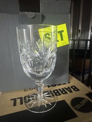 Set of 4 Waterford Crystal ALANA CLARET WINE GLASSES Excellent Condition in Box