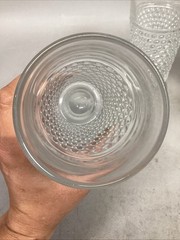 Set Of 7 Anchor Hocking Iced Tea Glass Tumblers – 6.5”H