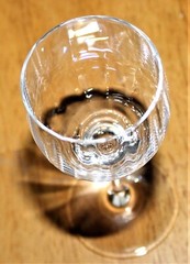 Mikasa ~ NICOLE CLEAR – 6 INCH CORDIAL – Wafer Stem – 1989-2010 Plain/Optic Bowl