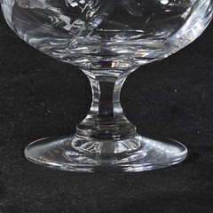 MIKASA OLYMPUS BRANDY SNIFFTER GLASSES, Cut Lead Crystal, 5 7/8′, 12 Oz, 2PCS