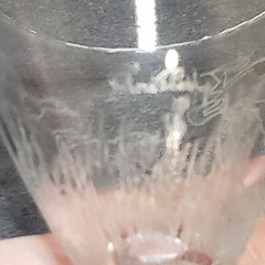 Set of 8 Vintage Singed Richard E. Bishop Mallard Ducks Glasses