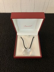 Necklace clear crystal pebble from Baccarat model3