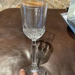 St. George ‘American Heritage’ Cut Crystal Wine Glass