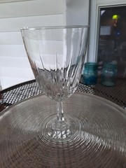 Set of 4 LUMINARC Diamant CRISTAL D’ARQUES-DURAN 6 3/4” Stemmed Water Glasses