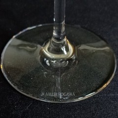 ROGASKA LAURA WINE GLASS, Frosted Blown Crystal, 9 5/8″, 6oz, GERMANY