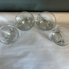 50s/60s Mid-Century Modern Libbey Etched Rocks Whiskey Glasses | Set of 4