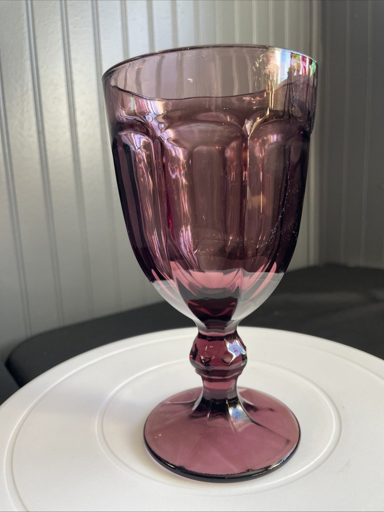Viking Arlington Amethyst Purple Iced Tea Glass 14oz 7” Tall @1806