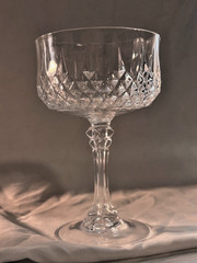 Set of 2 Cristal D’arques Durand Longchamp Champagne/Sherbet Glasses 5.5″h