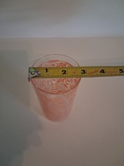 Vintage Anchor Hocking Chantilly Pink 11.5 Oz. Tumbler. Great Condition.