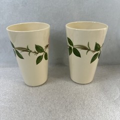 Franciscan China DESERT ROSE 10 oz Flat Iced Tea Tumbler set of 2
