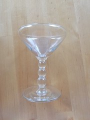 VINTAGE Libbey Knob Hill Clear Coupe Champagne/Tall Sherbet Glass 4 oz SET OF 3