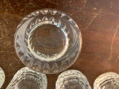 10 Porto Glasses Model Marine Jersey Crystal Saint Louis (Price Per Unit)