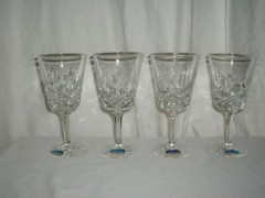 4 Gorham Stanford 6″ Wine Glasses Unused