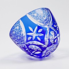 Crystal Shot Glasses Handmade Sake Glasses Liquor Glass Gift 45ml/1.6oz Blue