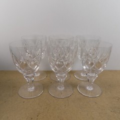 6 Royal Leerdam Alycia 6.5″ Water Goblets
