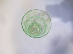 FENTON COIN DOT OPTIC LIME GREEN TUMBLER