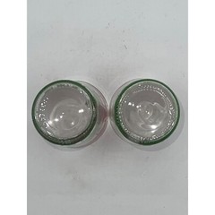 2 Vintage MCM Swanky Swig Red Poppy/Dahlia/Sunflower Green Florals juice glasses