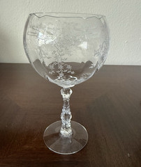 Fostoria Glass Company Navarre Magnum Wine Goblet Balloon