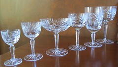 Gorham Cut Crystal Older Rosewood Tall Water Goblet(s)