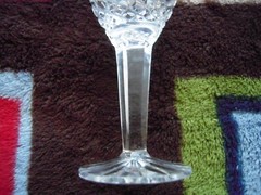  NOS VINTAGE CLEAR CUT CRYSTAL CORDIAL GLASS 1-3/4″ DIAMETER X 4-1/4″ HEIGHT 