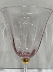 4 Royal Albert Old Country Roses Formal Pink Lavender Wine Goblets. Excellent
