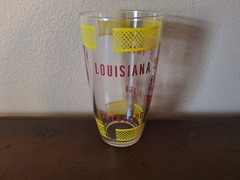 Vintage 1953 Louisiana State Fair Shreveport 5 1/2″ Drinking Glass