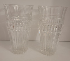 Set Of 2 Mikasa Titan Crystal 12 oz High Ball Glasses 6”