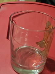 1 Vintage Barware Culver 22 K Gold Cowboy Boots On The Rocks Glass.