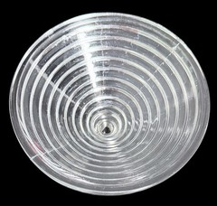 Anchor Hocking Manhattan Martini Glass Clear Ribbed Barware Compote ART DECO 30s