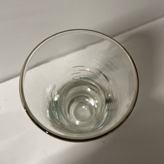 (8)Vintage Libbey Mid Century Modern MCM 4.5″ Aqua Atomic Fish Tumbler Glass