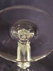 Marlene Rock Sharpe 1940s, 7 5/8in. Hand-blown Crystal Water Goblets Set of 2