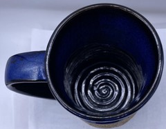 2006 Colorado Renaissance Festival Beer Stein Blue Pottery Mug 30th Anniversary