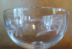 Tiffin Franciscan Elizabeth Gray Cut #17453 Stem Clear Liquor Cocktail(s)