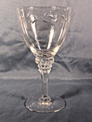 Tiffin Franciscan MIMI Clear Water Goblet 6 3/4″ 8 Fl. oz.