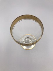 Tiffin Franciscan Minton Tumblers Footed Clear 4 oz 14196 Vintage Lot of 2